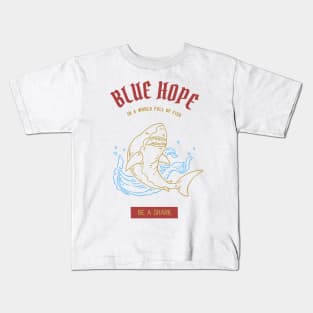 „Blue Hope“ Shark | Gift Kids T-Shirt